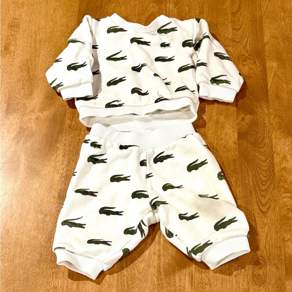 Lacoste Infant Marching Crocodile Set